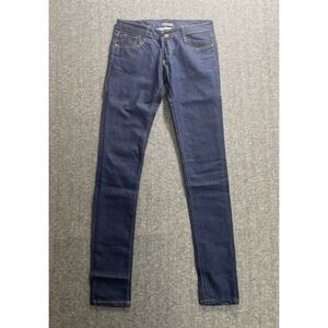 CHUNS FASHION DARK WASH BLUE DENIM SKINNY JEANS SIZE 29